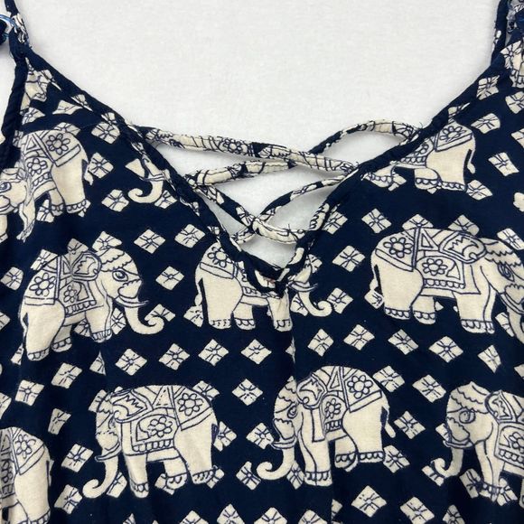 Angie brand elephant print romper size S - Picture 9 of 9